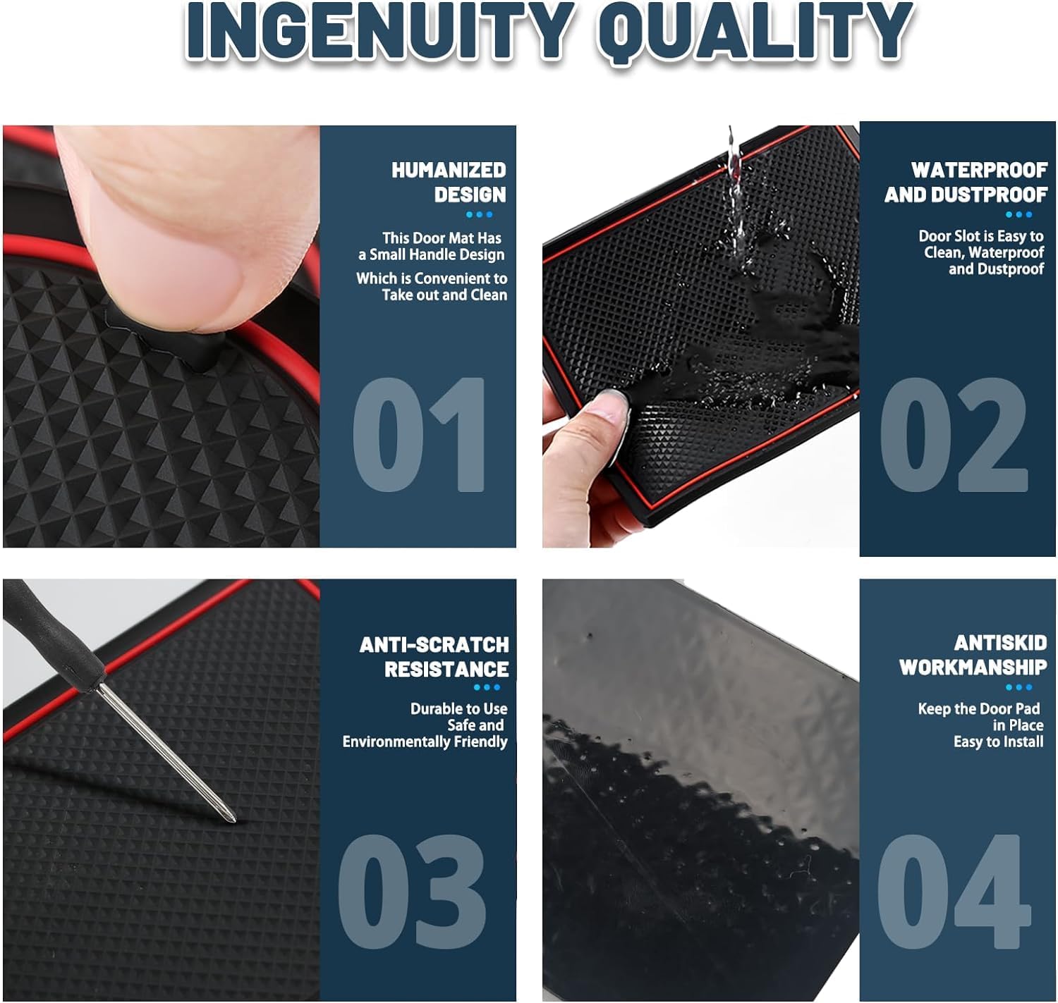 Alfombrillas para ranuras de puertas Hyundai Tucson NX4 2021+