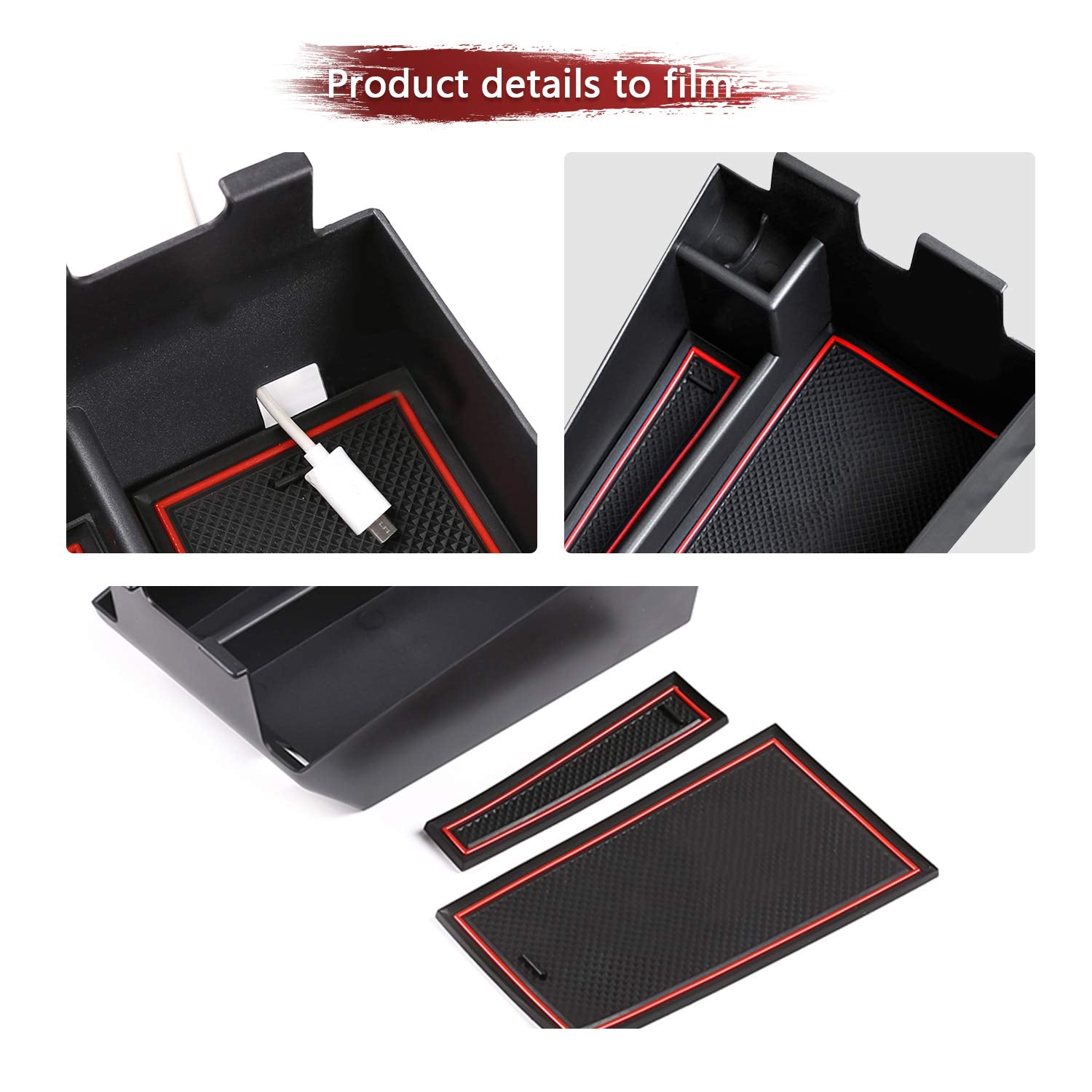 BMW X5 G05 X6 G06 X7 G07 Center Armrest Storage Tray 2019+ - LFOTPP Car Accessories