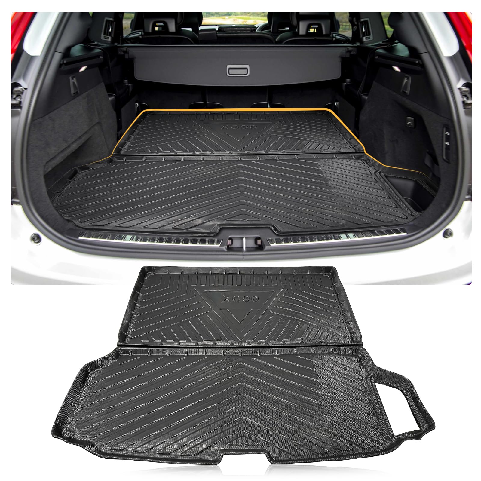 For Volvo Trunk Mats 2015+