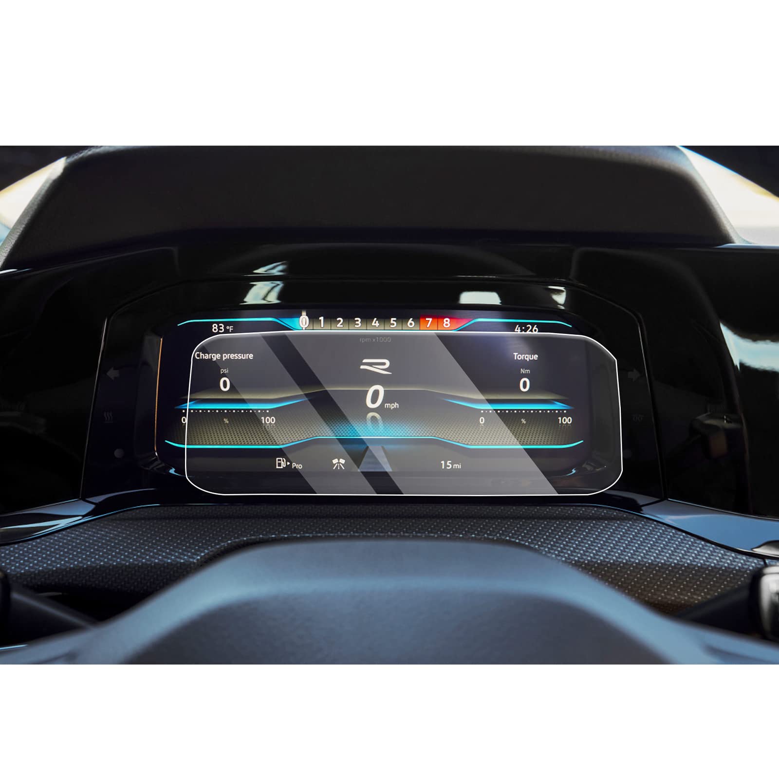 VW Golf GTI Golf GTI Mk8 10" Screen Protector 2022+ - LFOTPP Car Accessories