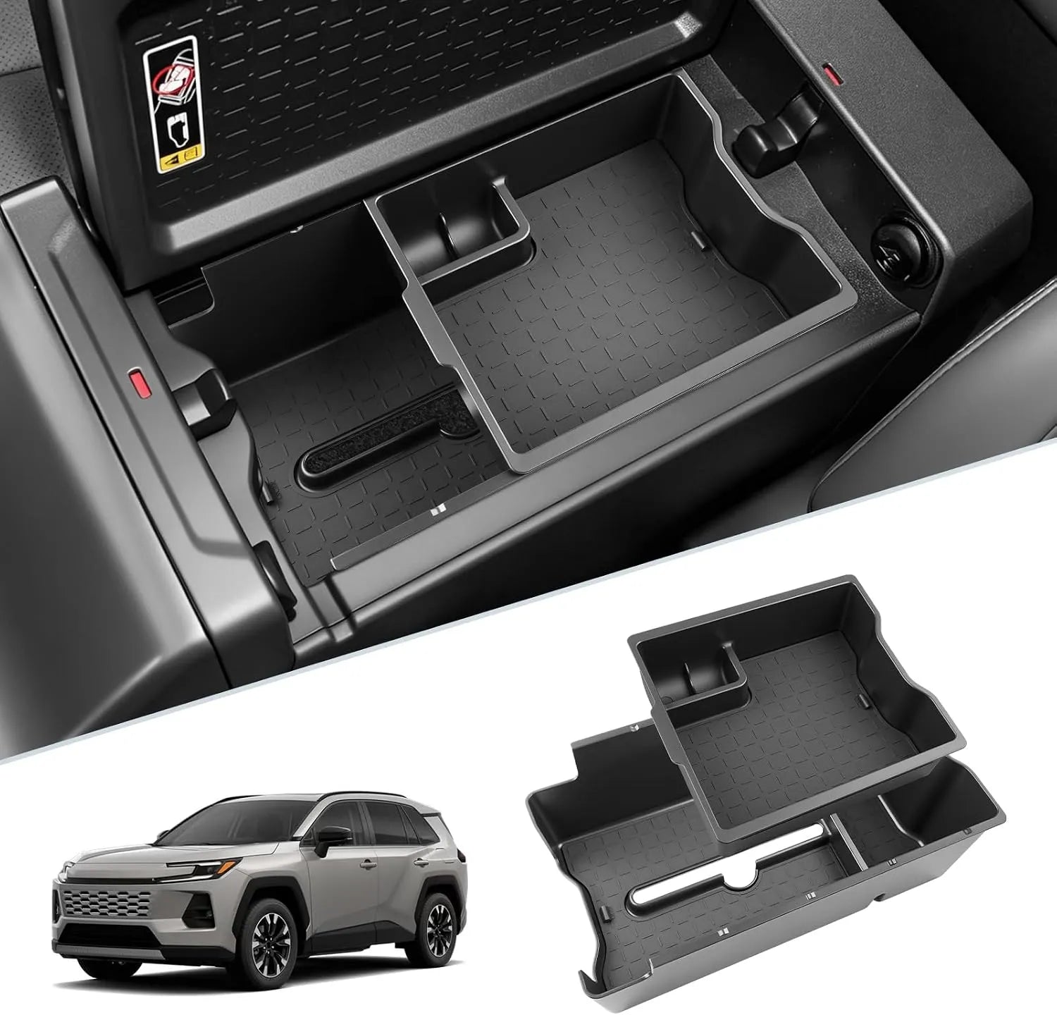 For Toyota RAV4 Armrest Storage Tray 2026 2027
