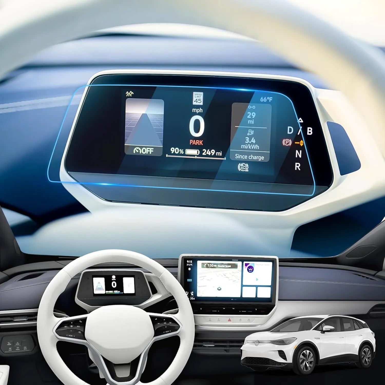 For VW ID.4 Screen Protector (Standard/S/S Plus/Pro S) 2021-2026