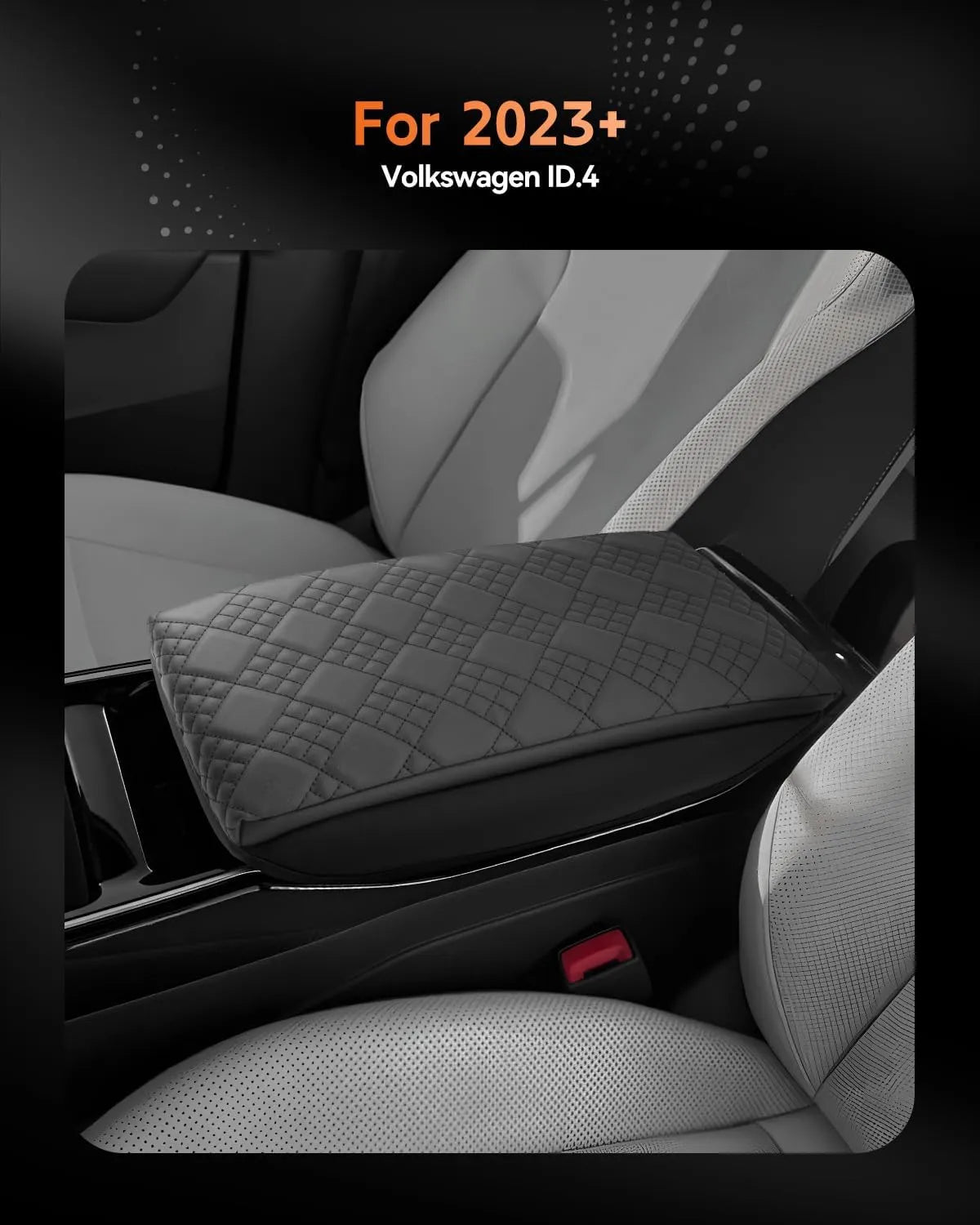 For VW ID.4 Center Console Armrest Cover 2023 2024 2025