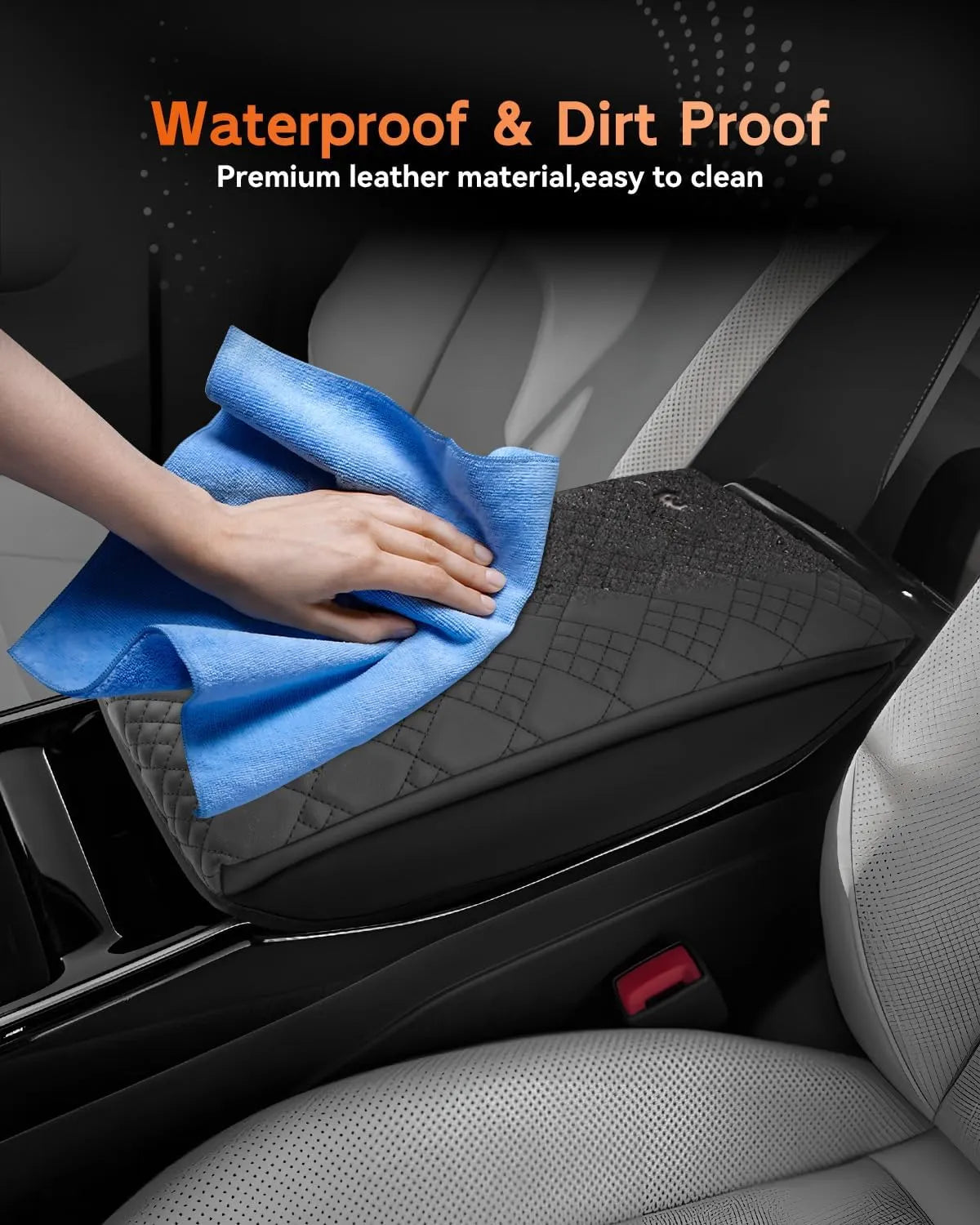 For VW ID.4 Center Console Armrest Cover 2023 2024 2025