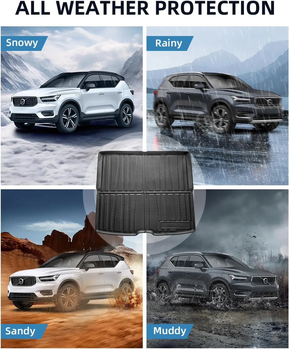 Volvo XC40 C40 Kofferraummatten 2018+