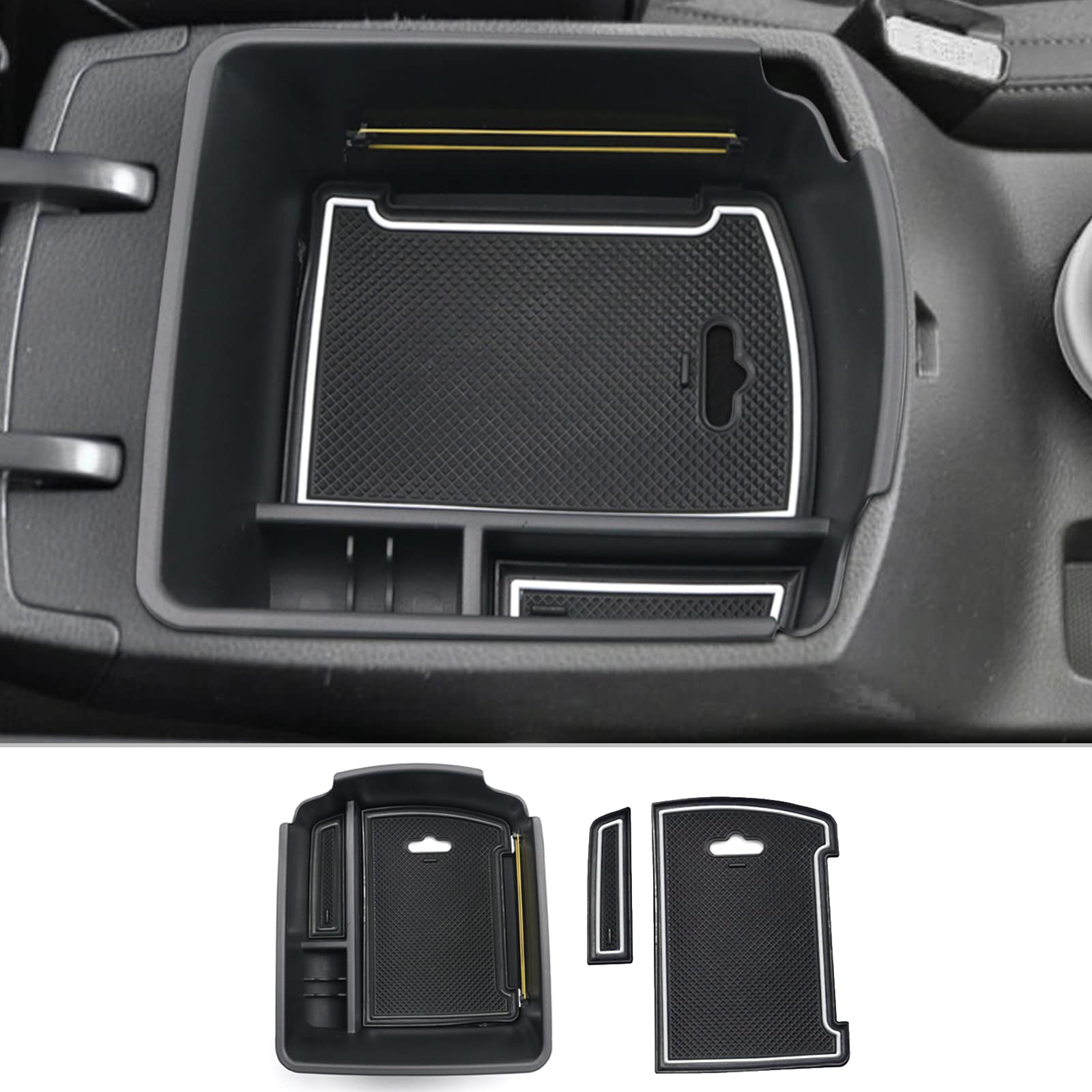 For Kia Seltos Center Console Organizer Tray 2020 2021 2022 2023 2024