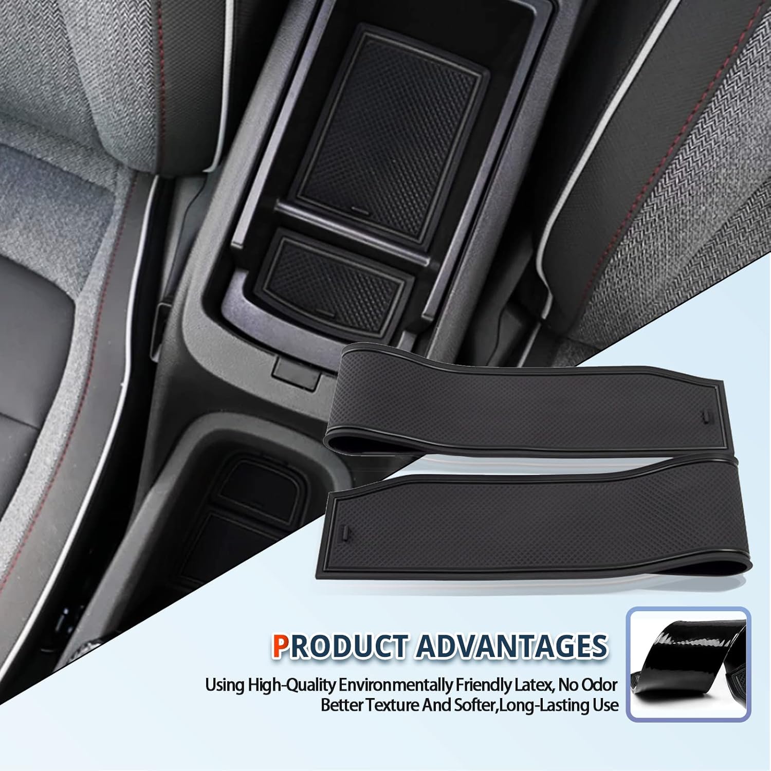 For Chevy Trailblazer Door Slot Mats 2021+