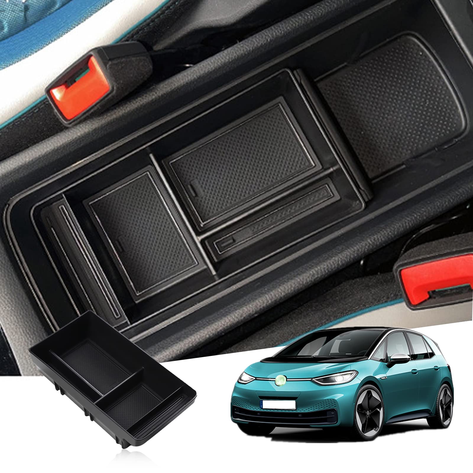VW ID.3 Center Armrest Storage Tray 2020+ - LFOTPP Car Accessories