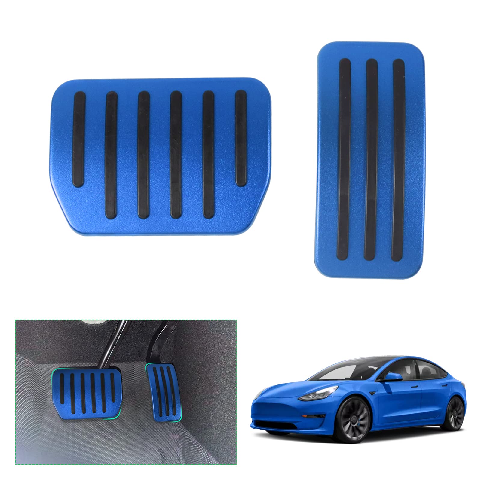 For Tesla Model 3 Model Y Pedal Cover for Accelerator and Brake 2022+