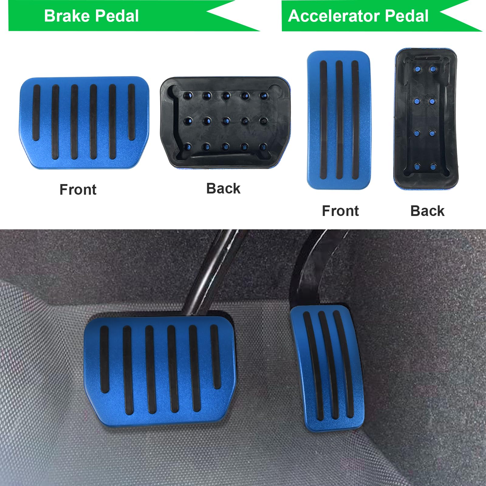 For Tesla Model 3 Model Y Pedal Cover for Accelerator and Brake 2022+