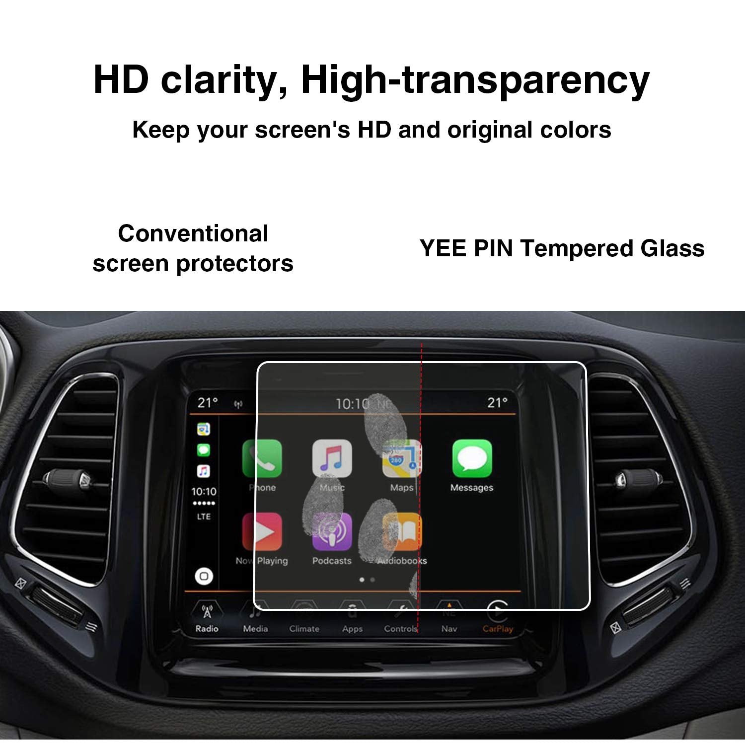 Jeep Compass Screen Protector 2017+ - LFOTPP Car Accessories