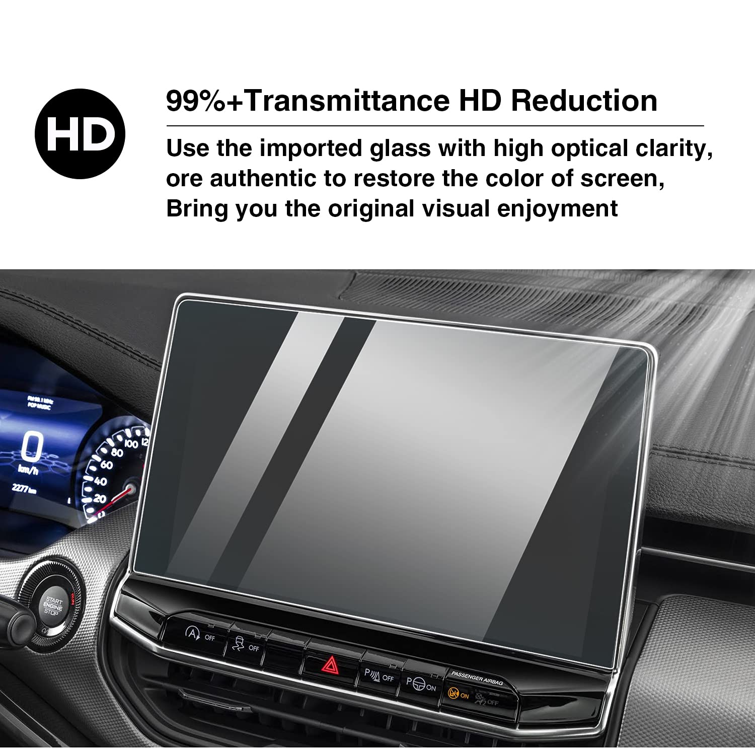 Jeep Compass Screen Protector 2017+ - LFOTPP Car Accessories