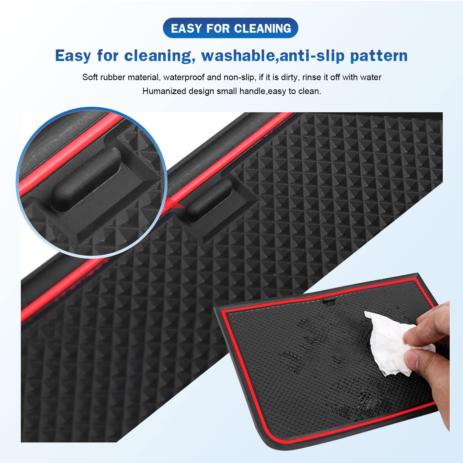 Audi Q2 Door Slot Mats 2017+ - LFOTPP Car Accessories