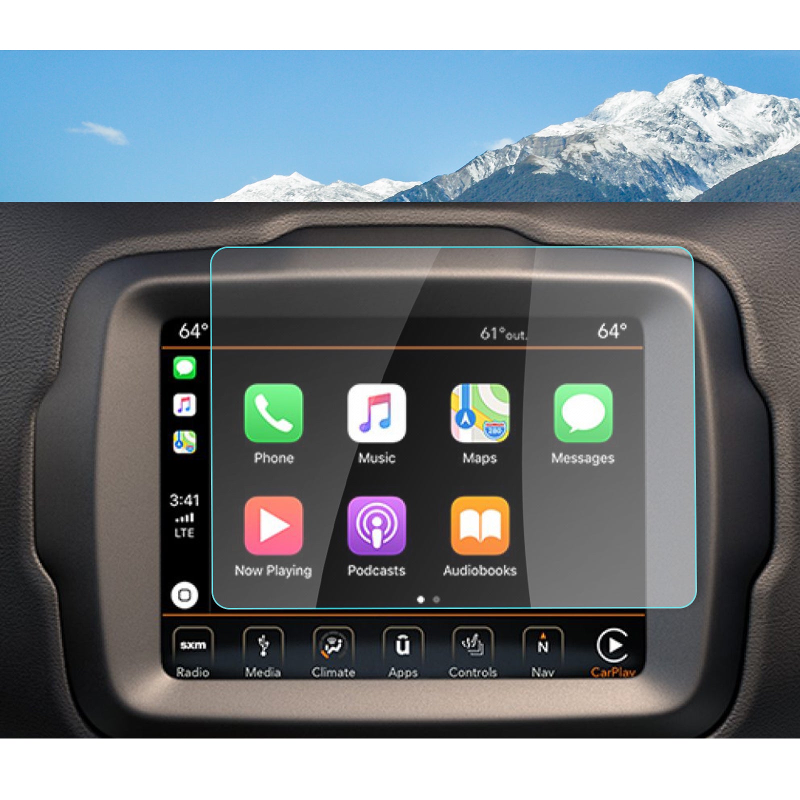 Jeep Renegade BU 8.4" Screen Protector - LFOTPP Car Accessories