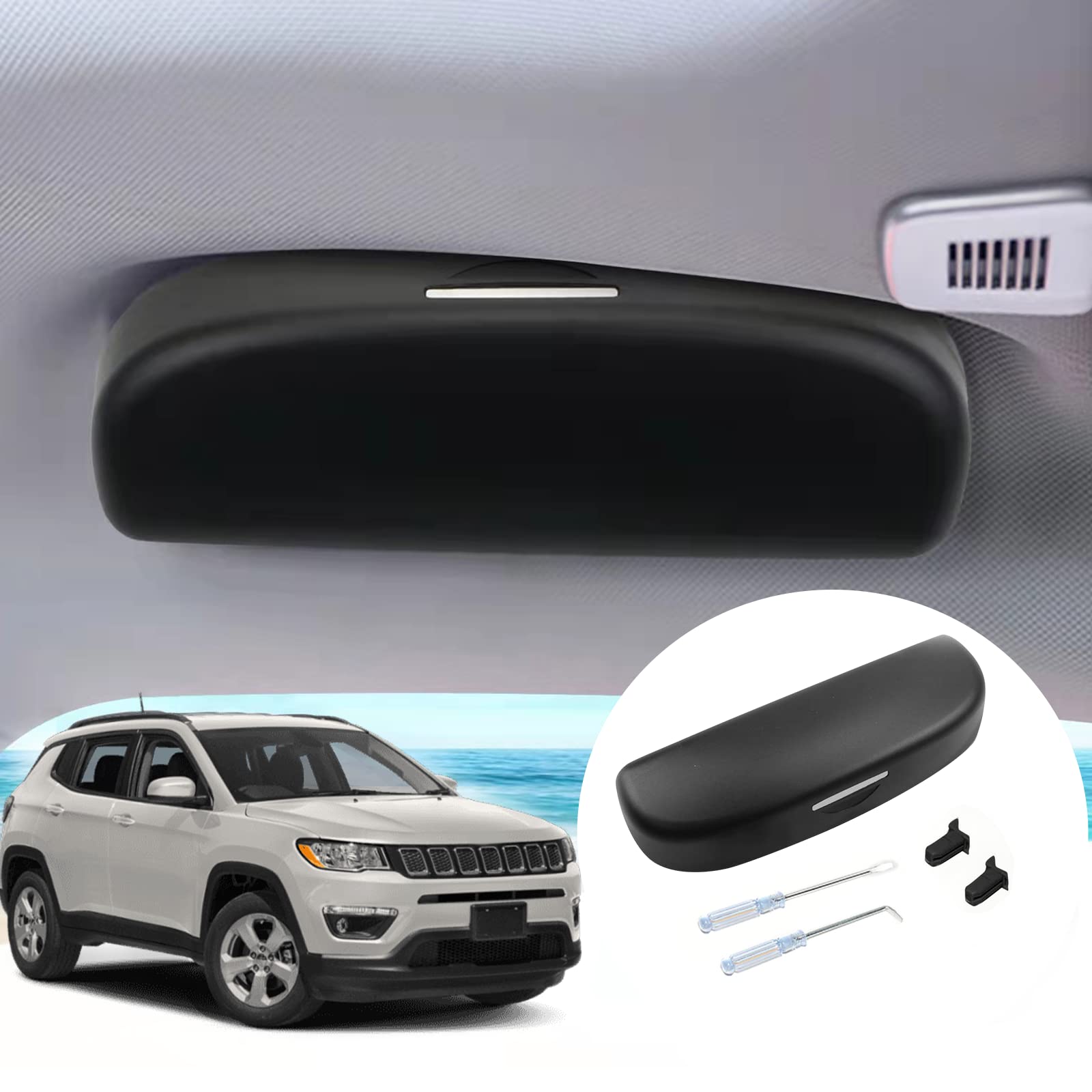 Jeep Compass Sunglasses Case 2015+ - LFOTPP Car Accessories