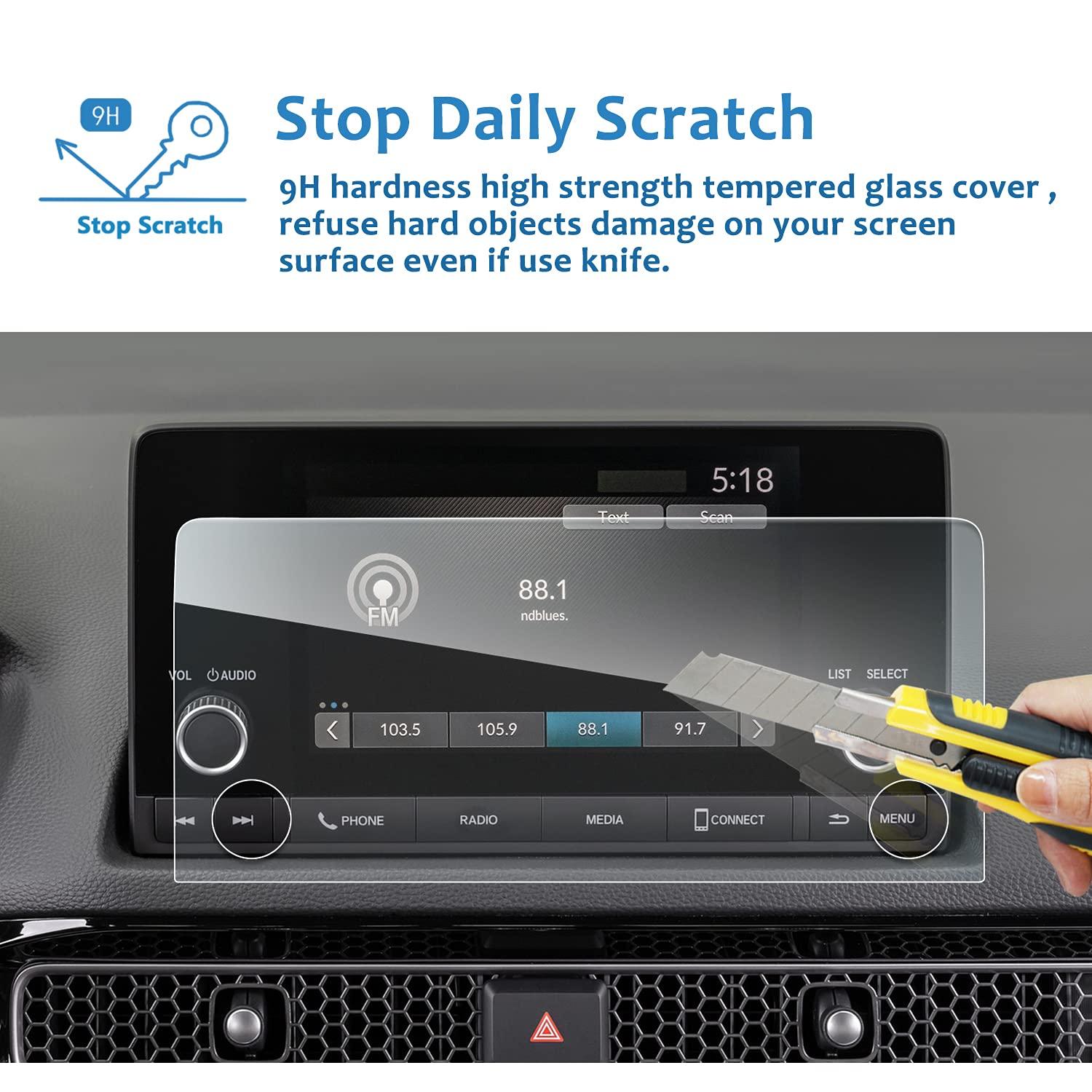 2023 Honda CRV Screen Protector for 2017 2018 2019 2020 2021 2022 2023 Honda CRV EX EX-L Touring Accessories Glass Infotainment Display In-Dash Center Touch Car Navigation Screen Protector-lfotpp-auto-parts.myshopify.com