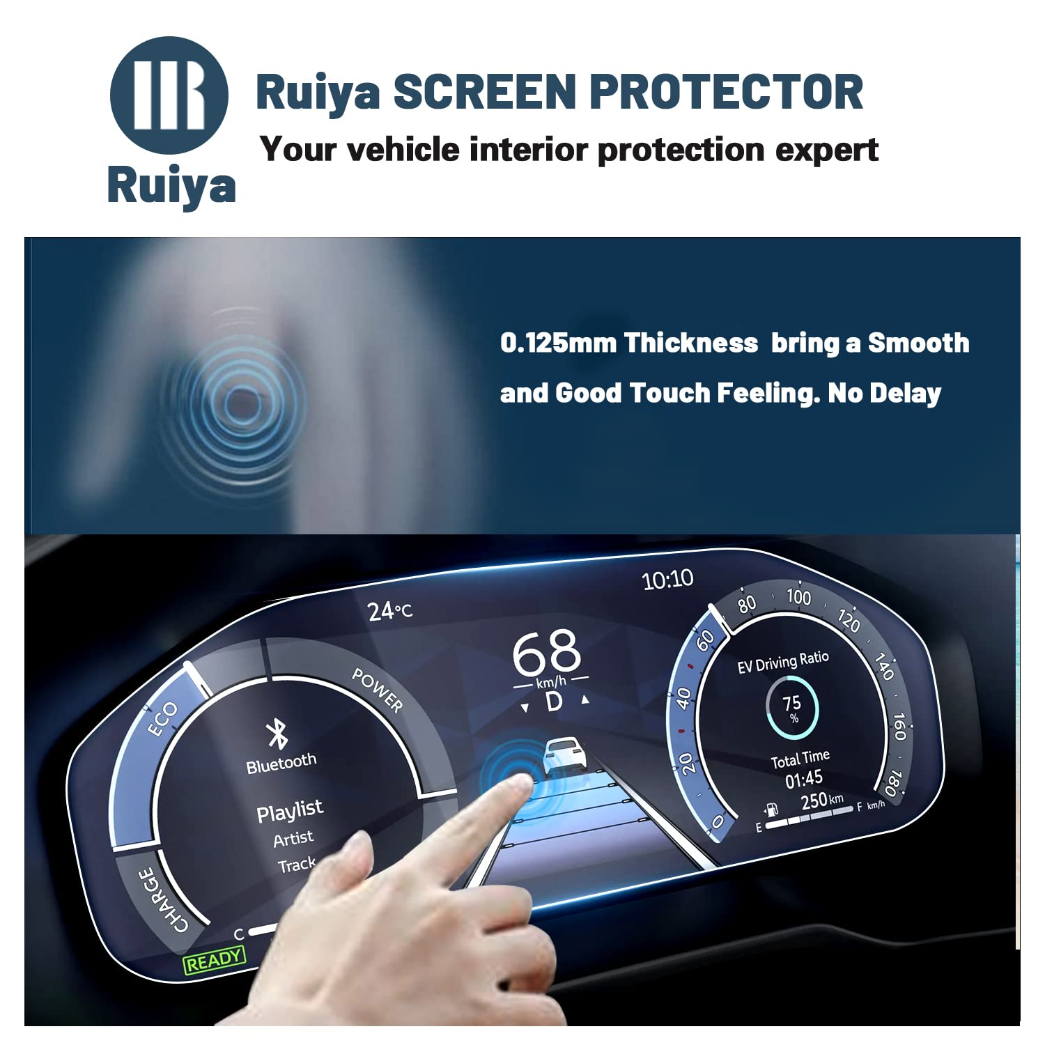 Toyota RAV4 12.3" Dashboard Screen Protector 2023+ - LFOTPP Car Accessories