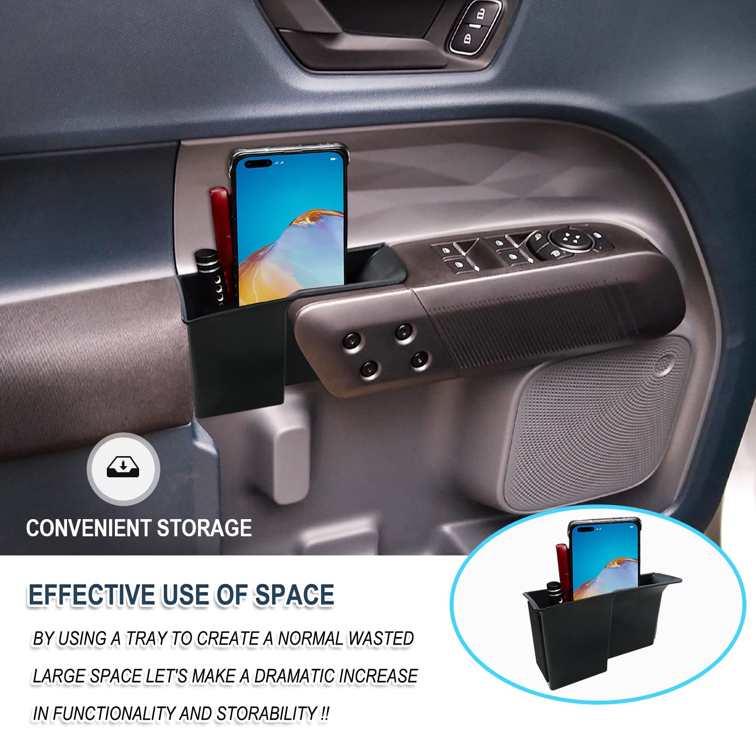 Ford Maverick 4 Packs Door Side Storage Box 2022+ - LFOTPP Car Accessories