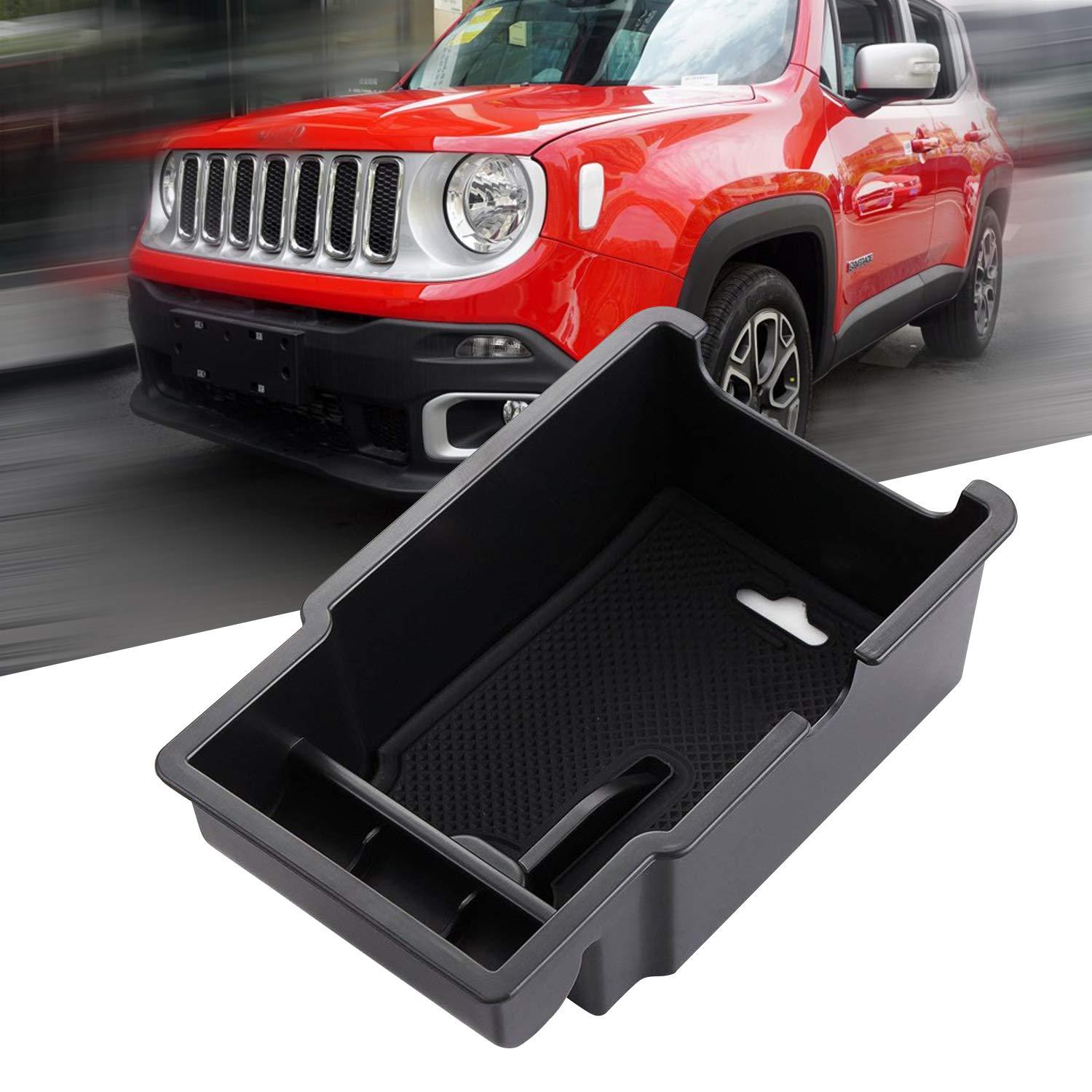 Jeep Renegade BU Center Console Organizer Tray 2015+ - LFOTPP Car Accessories