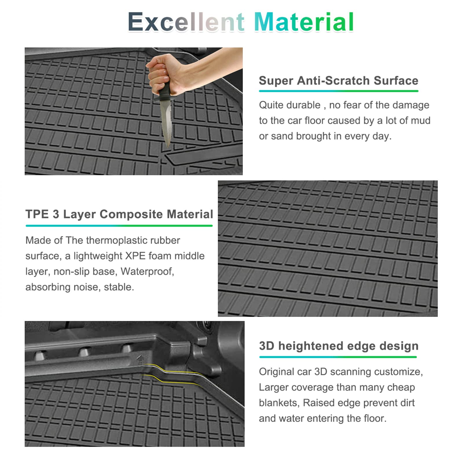 Citroen C5 Trunk Mats 2018+ - LFOTPP Car Accessories