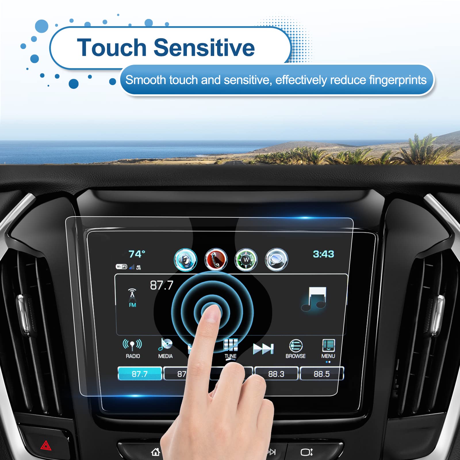 Chevy Traverse 8" Screen Protector 2018+ - LFOTPP Car Accessories