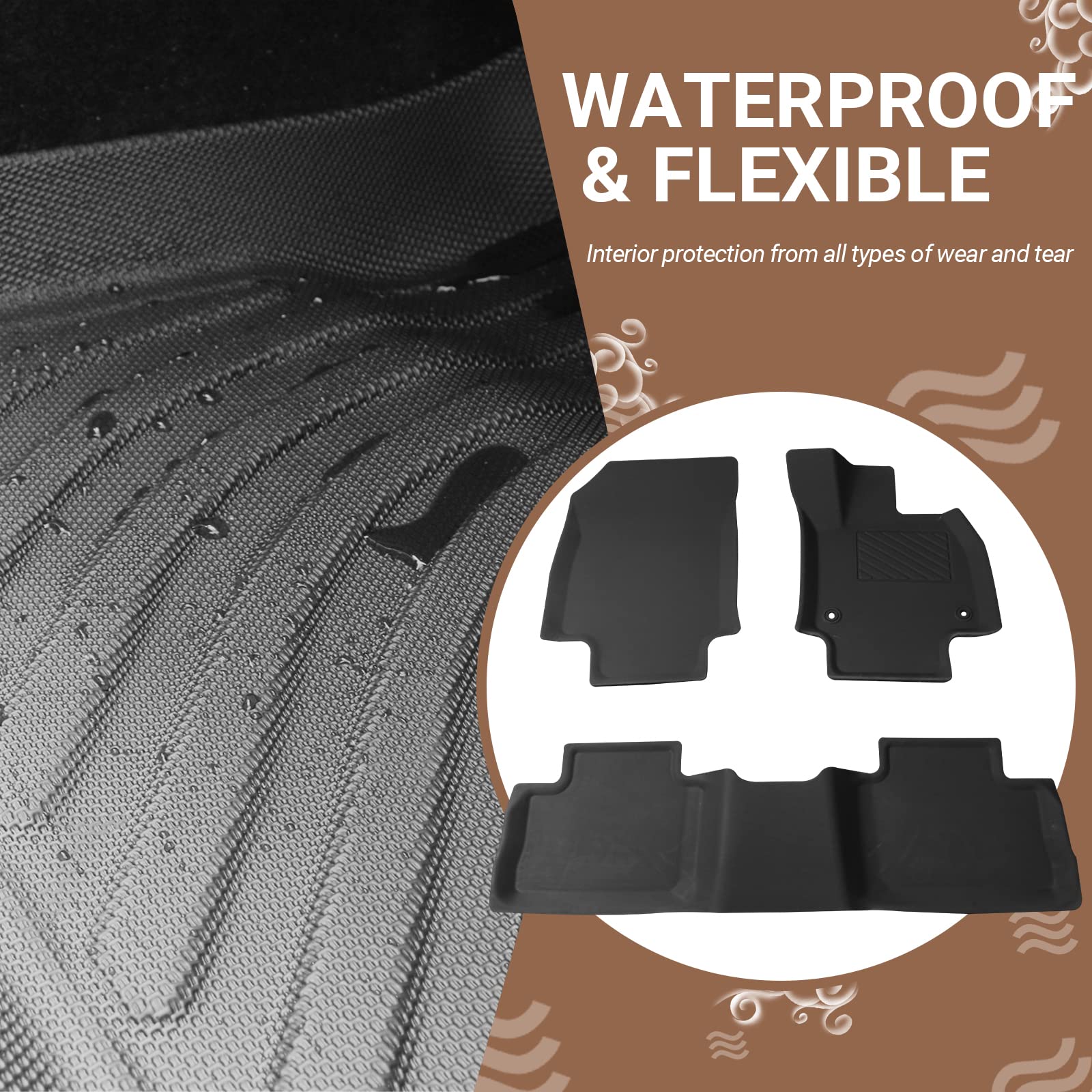 Toyota RAV4 Floor Mats Trunk Mats 2019+ - LFOTPP Car Accessories