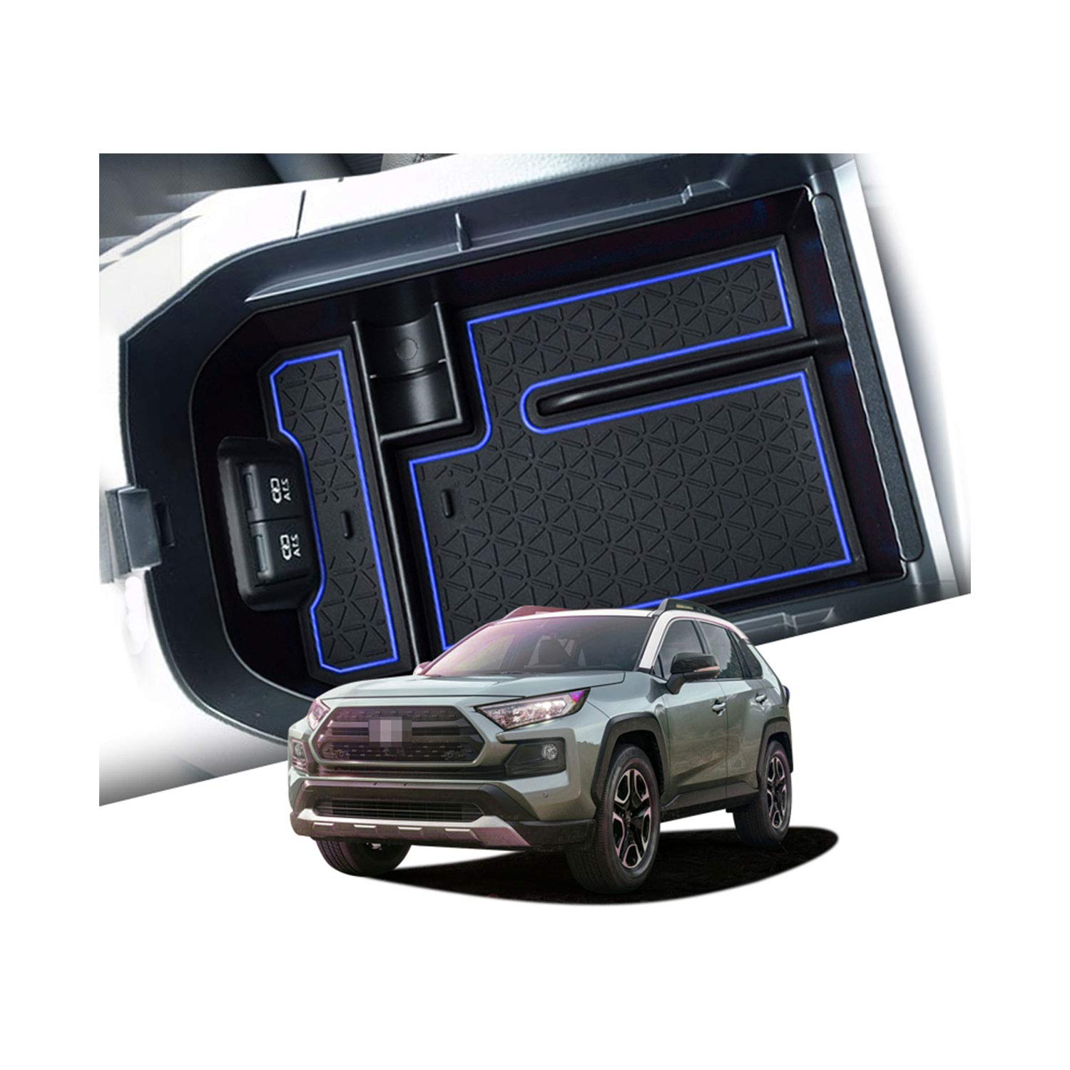 Toyota RAV4 5 Center Console Organizer Tray 2019+ - LFOTPP Car Accessories