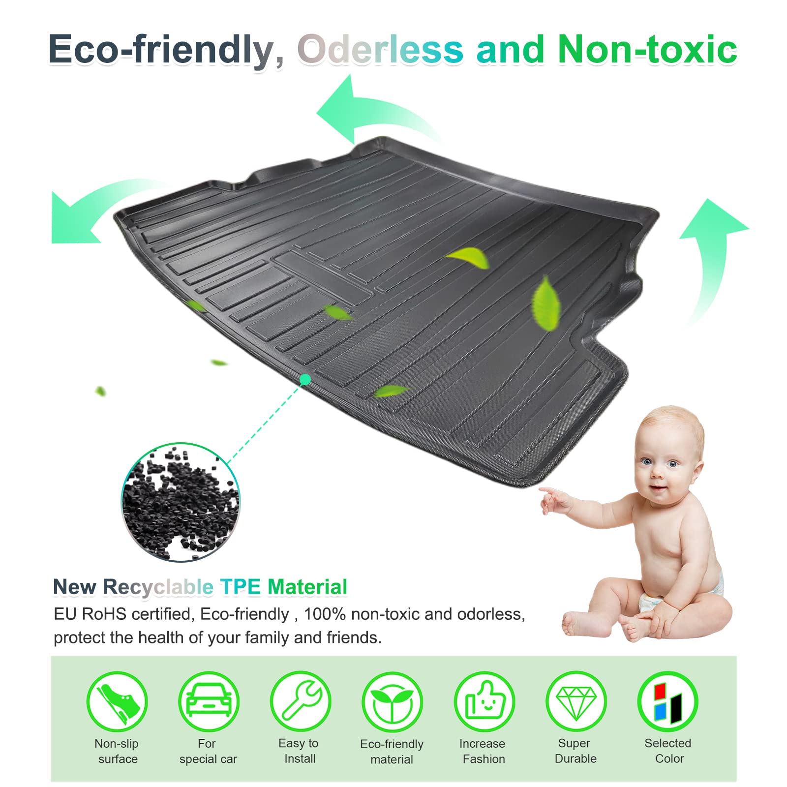 Toyota RAV4 Floor Mats Trunk Mats 2019+ - LFOTPP Car Accessories