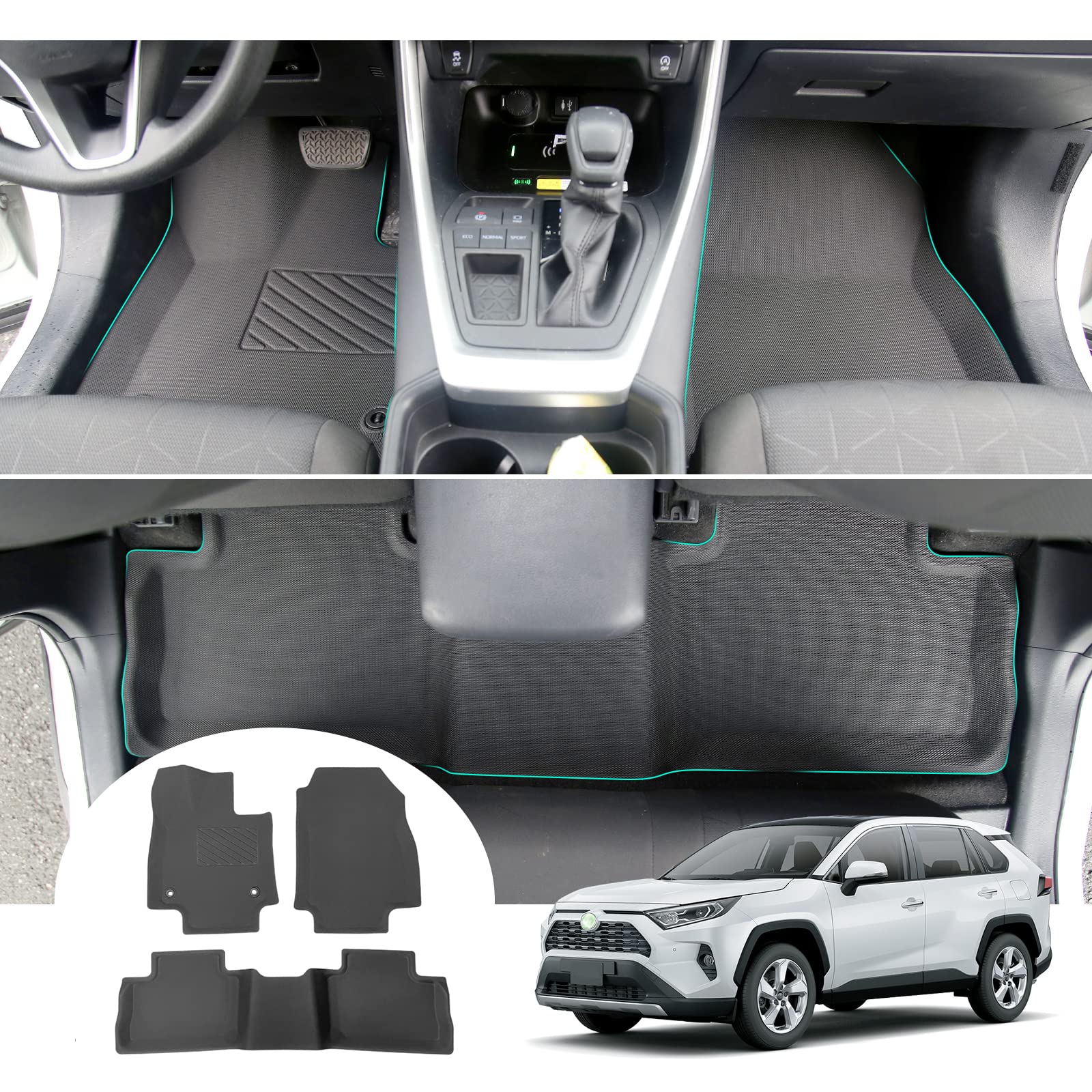 Toyota RAV4 Floor Mats Trunk Mats 2019+ - LFOTPP Car Accessories