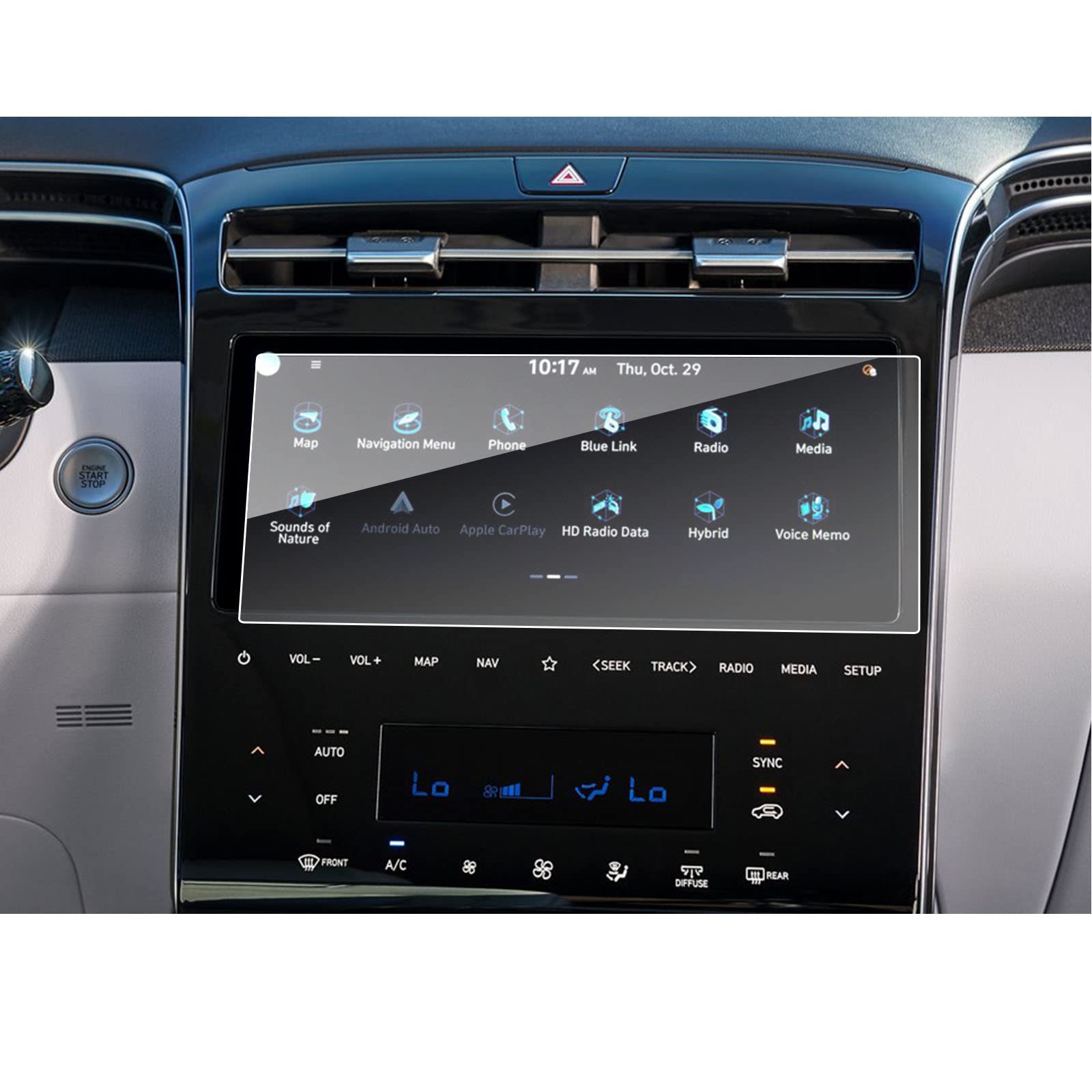 Hyundai Tucson NX4 Door Slot Mats 2021+