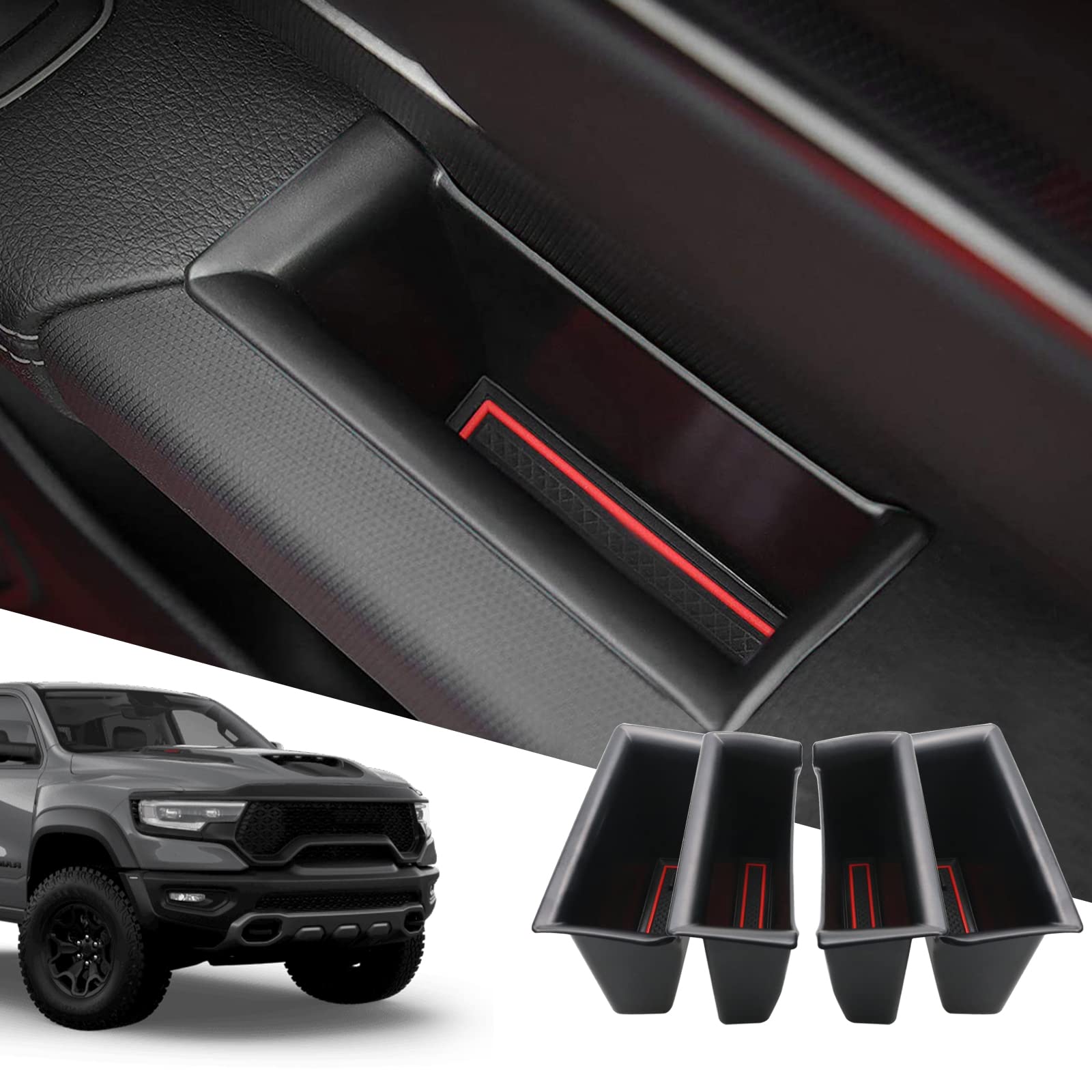 Dodge RAM 1500 Door Storage Box 2019+ - LFOTPP Car Accessories