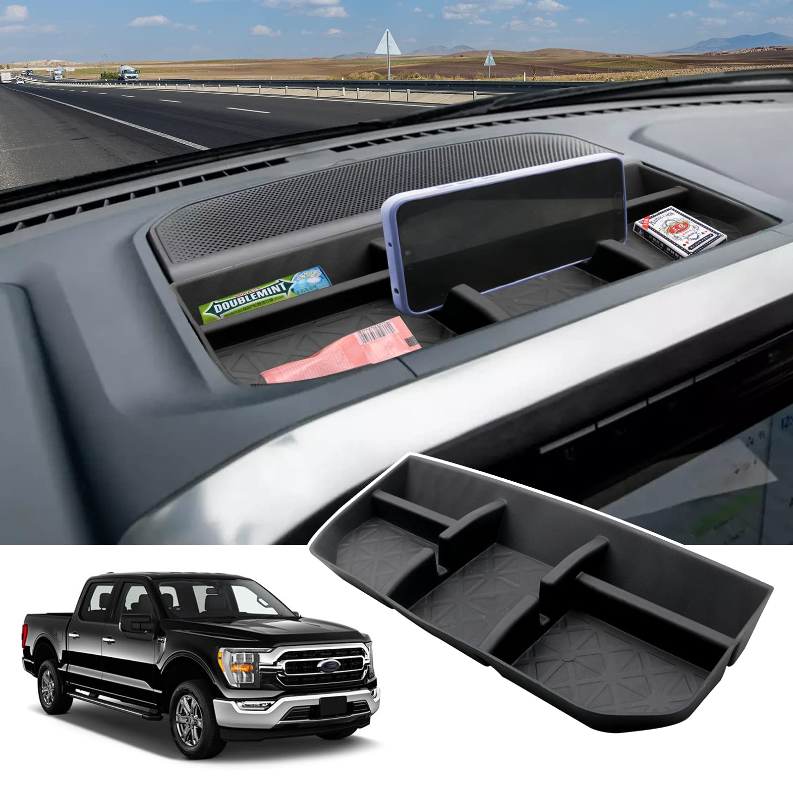 Ford F 150 Dashboard Console Tray 2021+ - LFOTPP Car Accessories