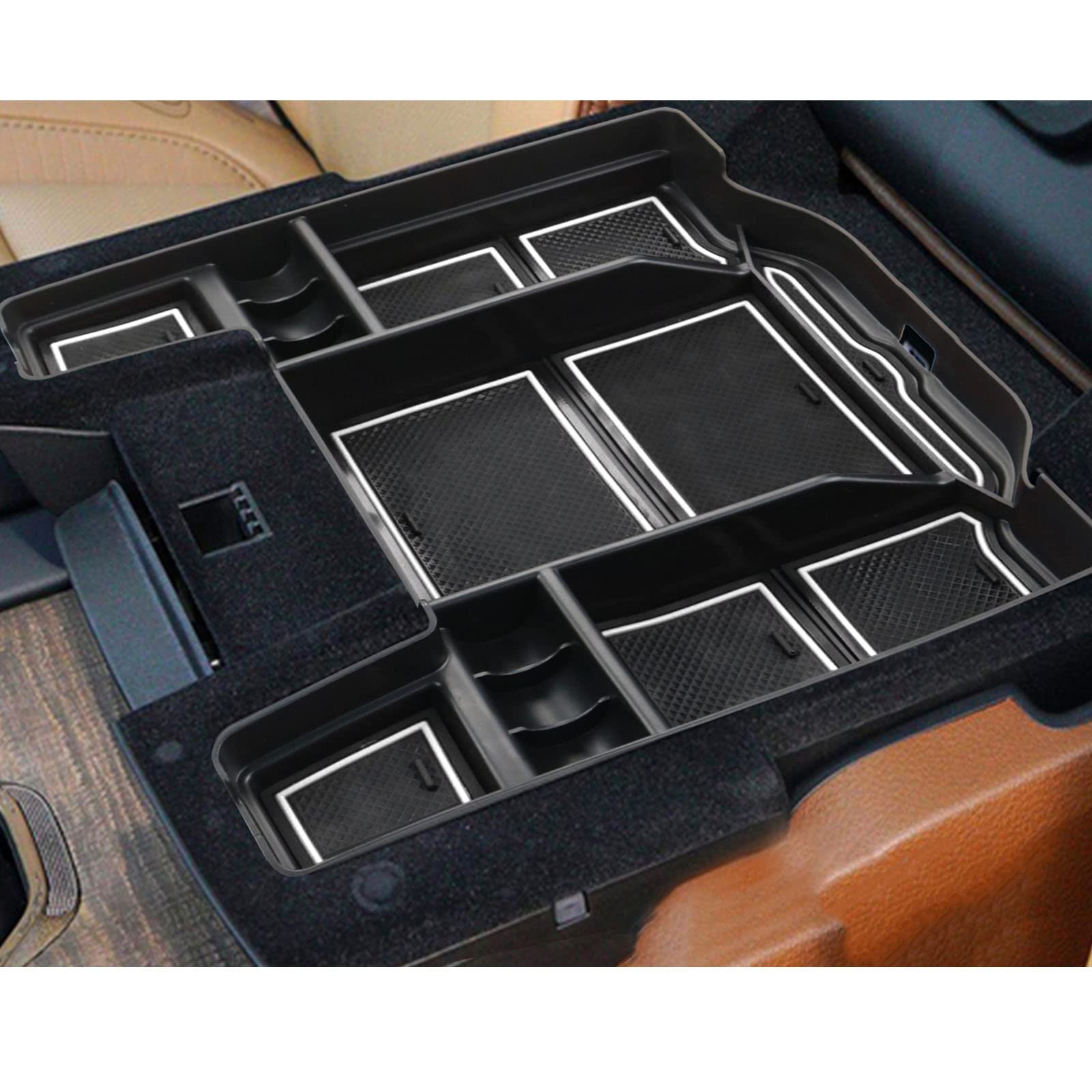 Dodge RAM 1500 Center Console Organizer Tray 2019+ - LFOTPP Car Accessories