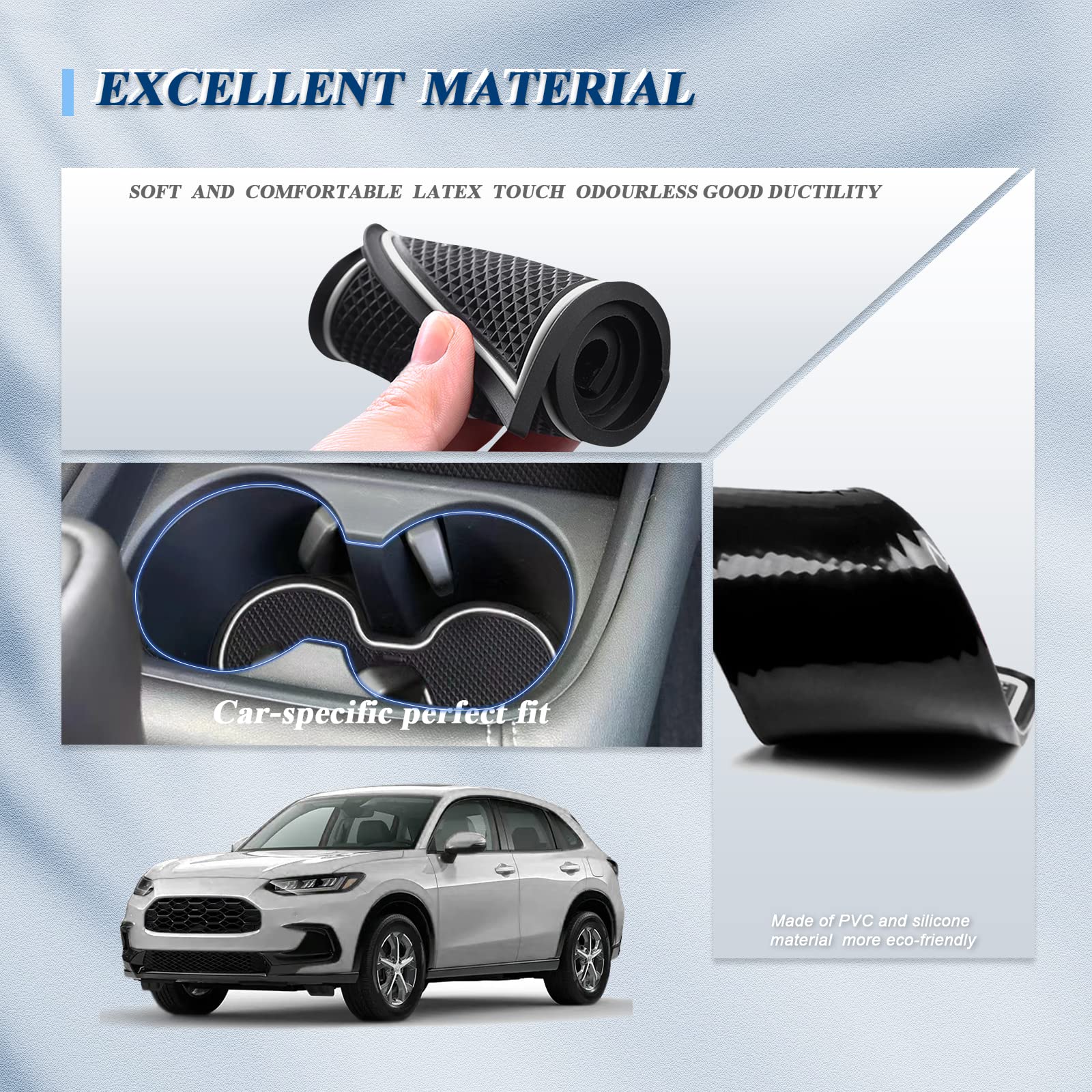 Honda HR-V Door Slot Mats 2023+ - LFOTPP Car Accessories