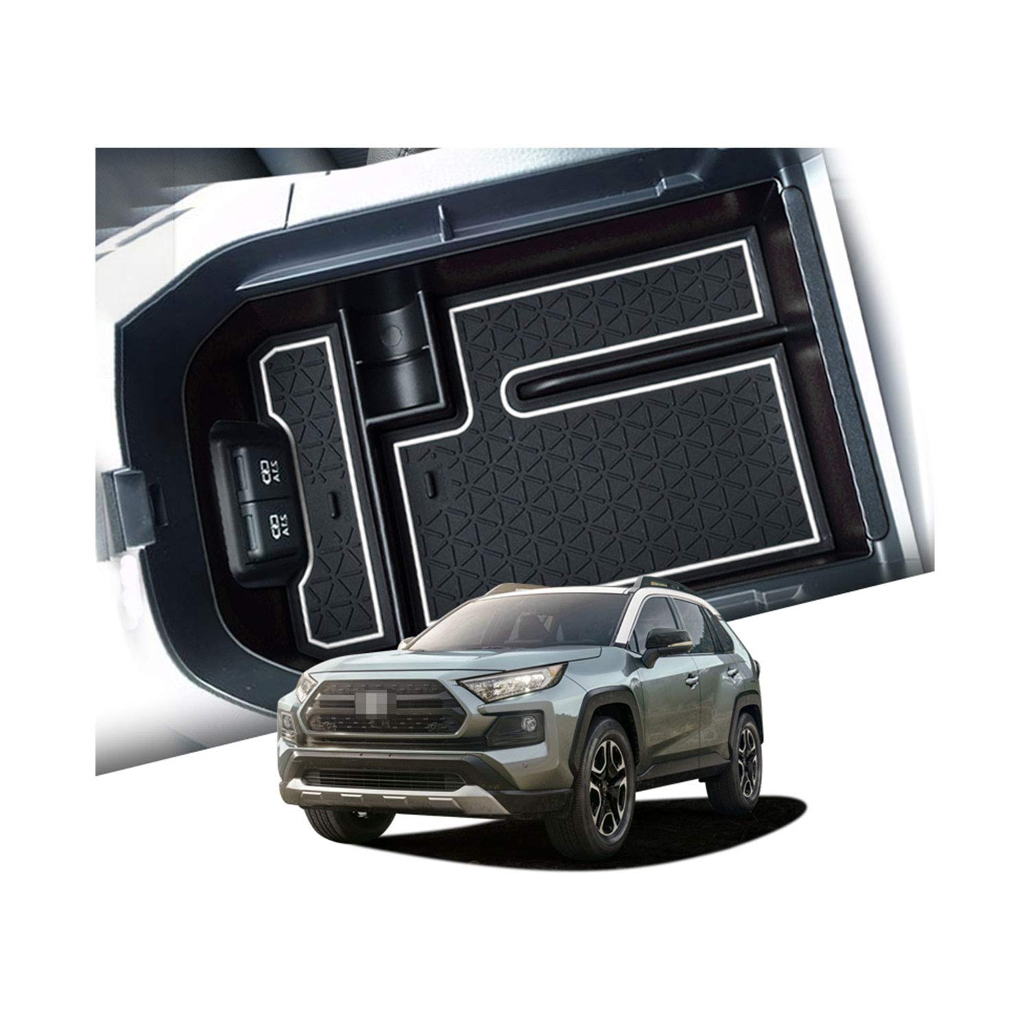 Toyota RAV4 5 Center Console Organizer Tray 2019+ - LFOTPP Car Accessories