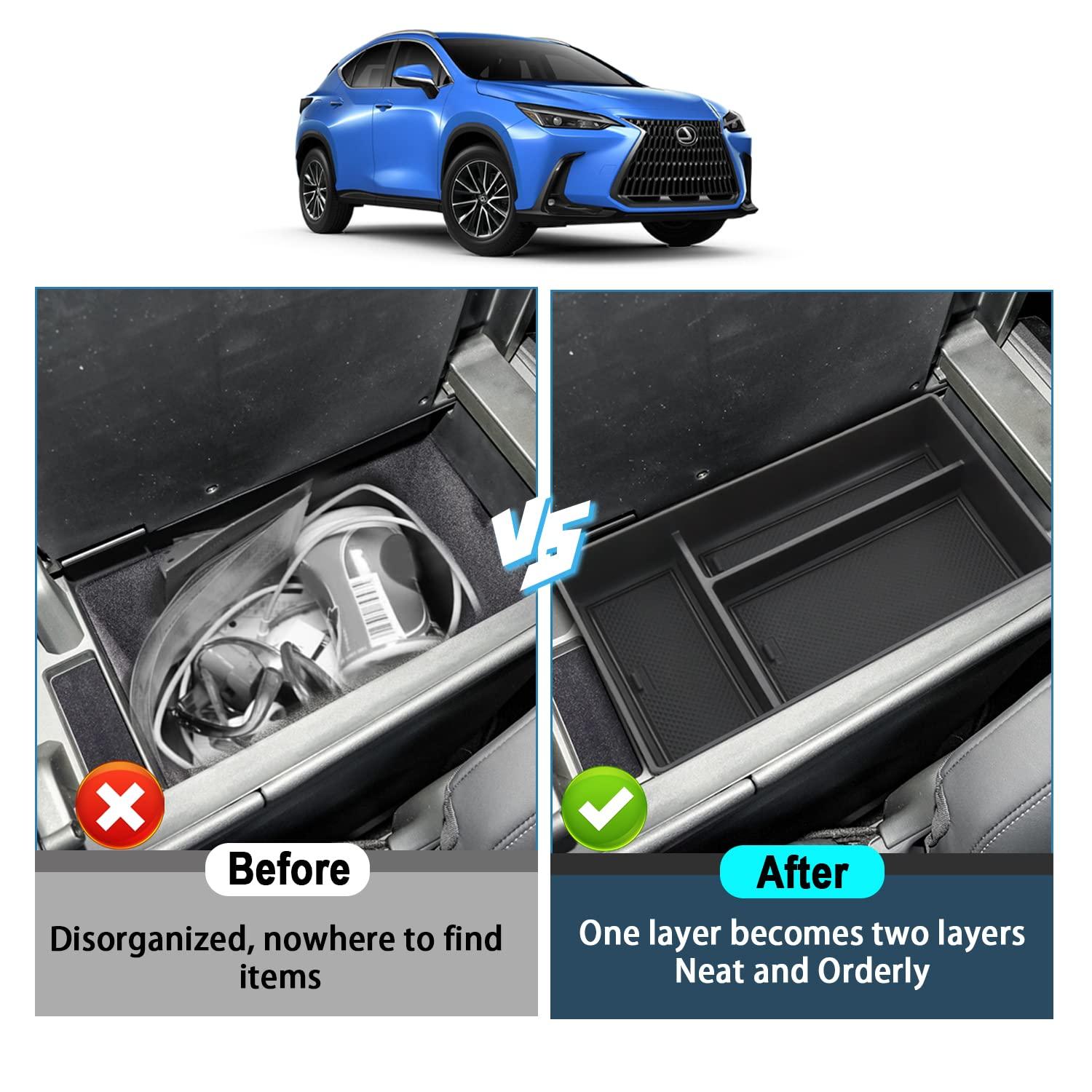 Leuxs NX Center Armrest Storage Tray - LFOTPP Car Accessories