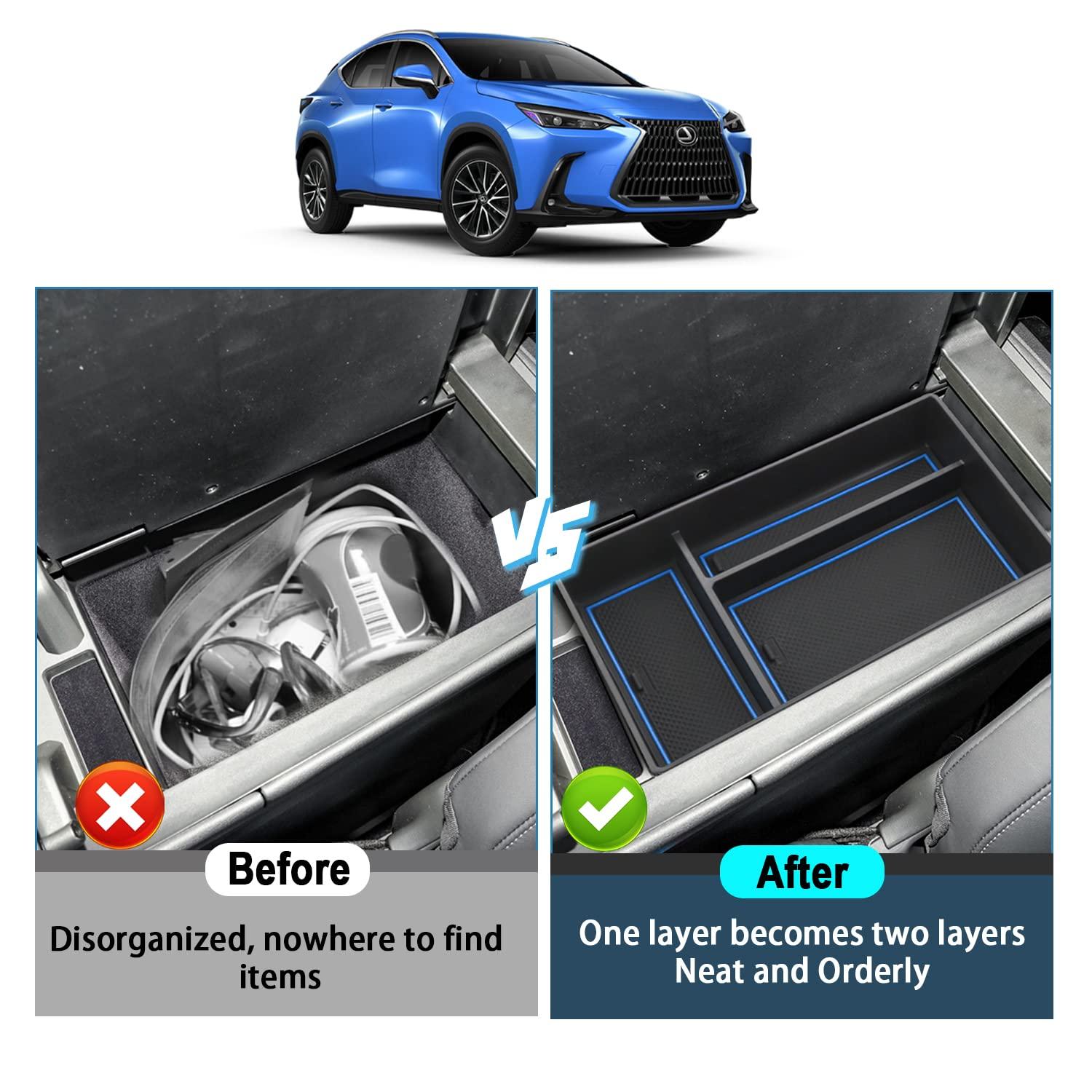 Leuxs NX Center Armrest Storage Tray - LFOTPP Car Accessories