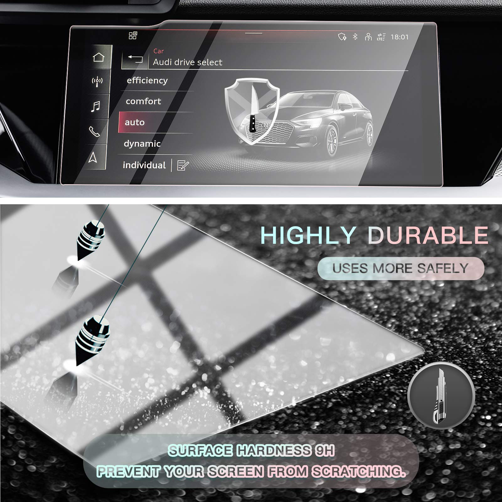 Audi A3 8Y Screen Protector 2020+ - LFOTPP Car Accessories