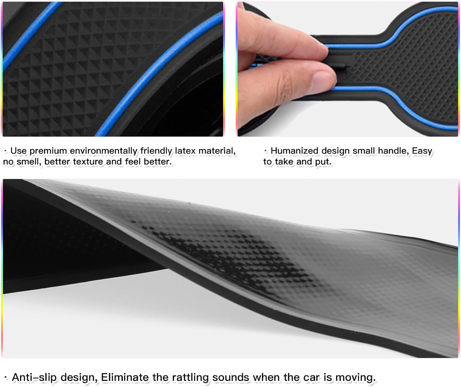 For Toyota Land Cruiser Door Compartment Cup Console Liners 2024 2025 2026