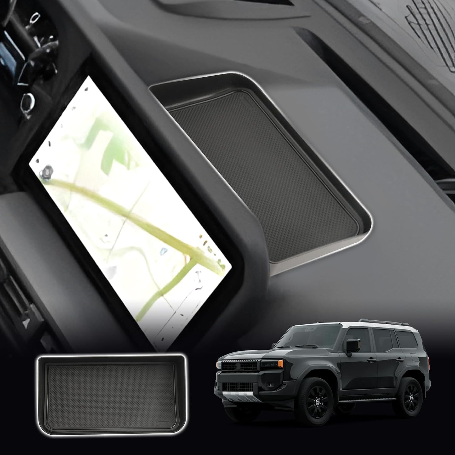 For Toyota Land Cruiser Screen Back Organizer 2024 2025 2026