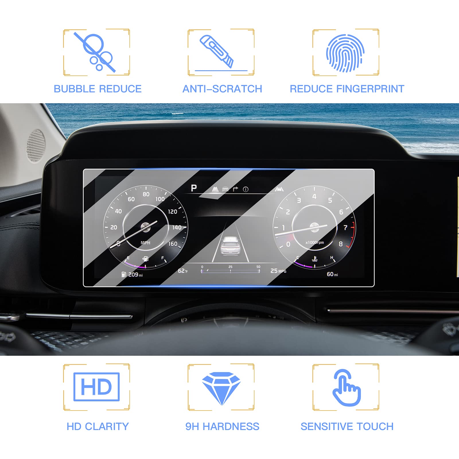 Kia Carnival Screen Protector 2022+ - LFOTPP Car Accessories