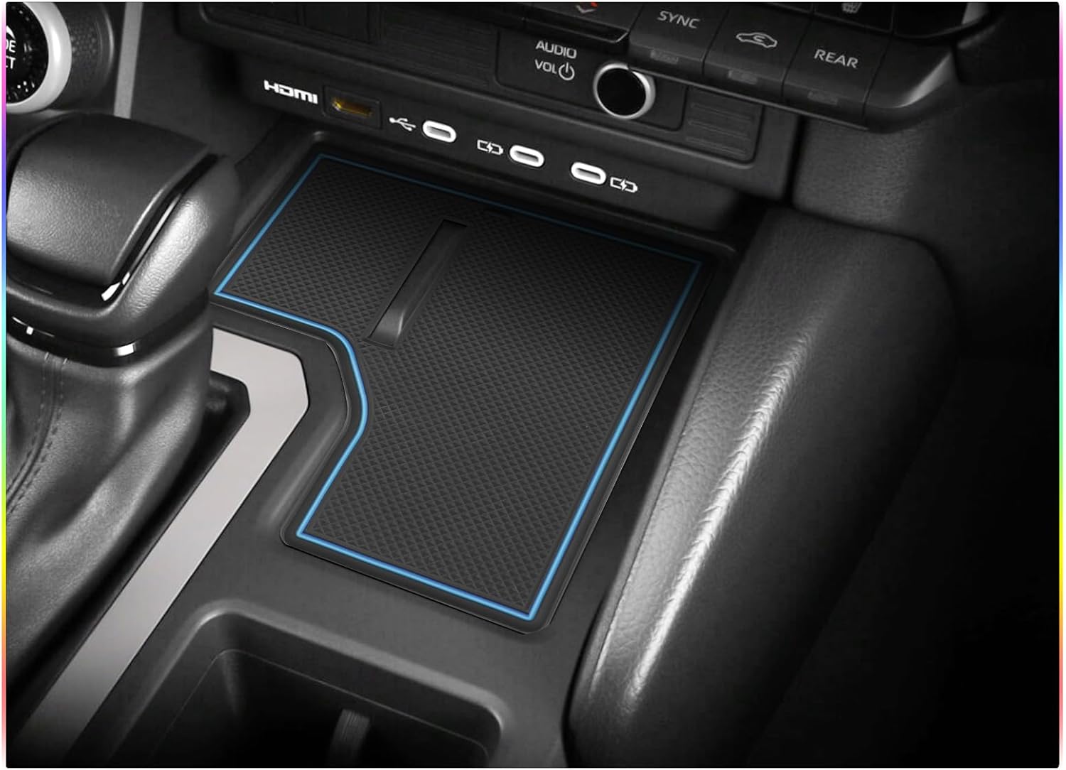 For Toyota Land Cruiser Door Compartment Cup Console Liners 2024 2025 2026