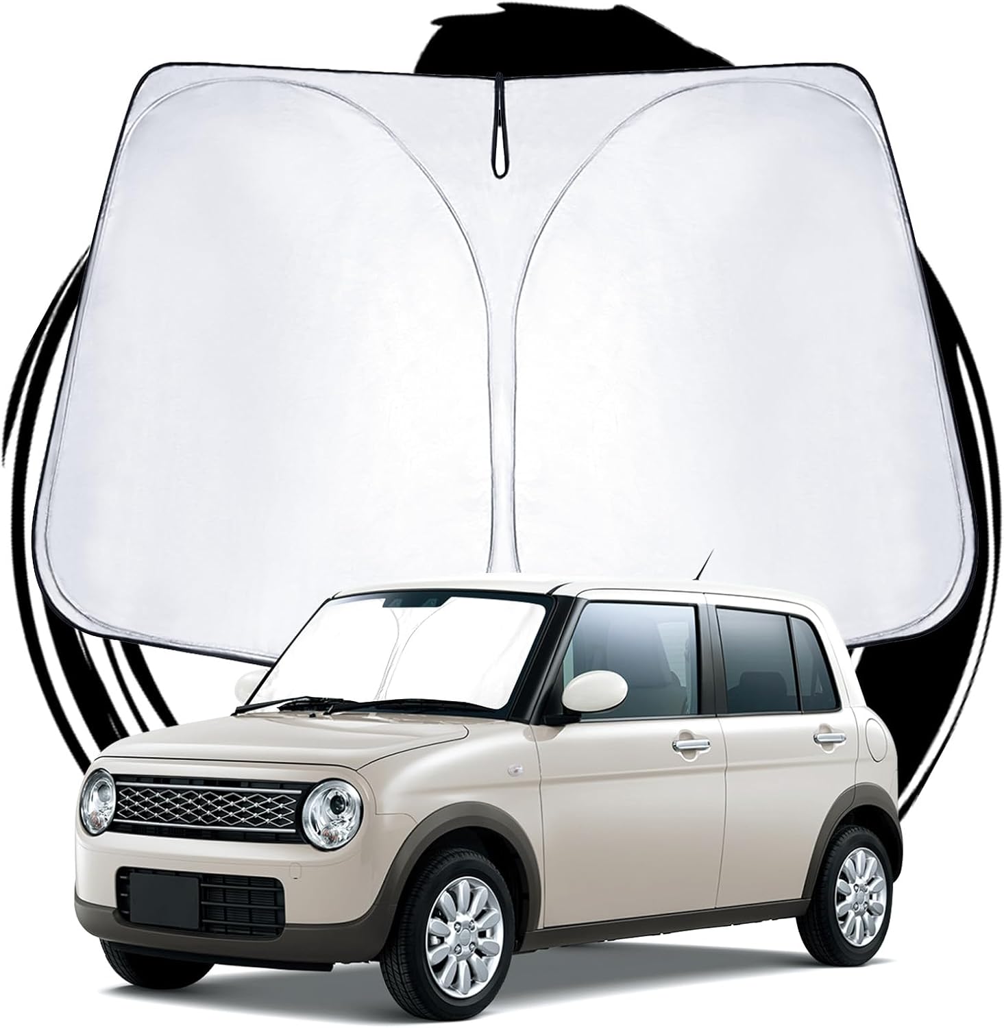 For Suzuki Altrapan Lapin HE33S Foldable Windshield Sunshade 2015+