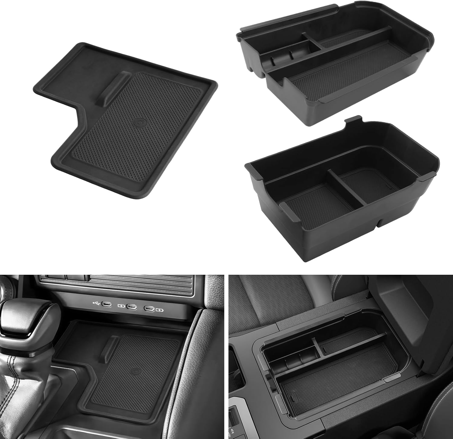 For Toyota Land Cruiser LC250 Prado J250 Center Armrest Organizer 2024 2025 2026