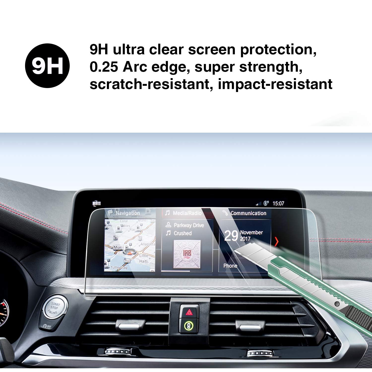 BMW X3 G01 X4 G02 Screen Protector 2018-2021 2022+ - LFOTPP Car Accessories