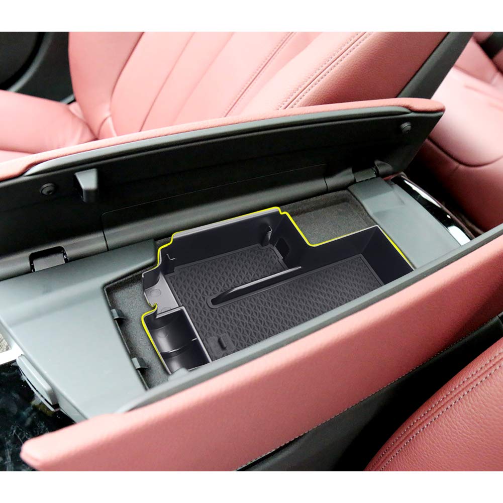 BMW 5 Series G30 G31 Center Armrest Storage Tray 2017+ - LFOTPP Car Accessories