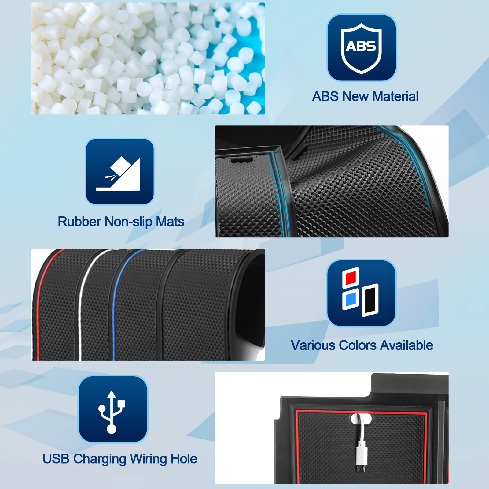Hyundai Palisade Center Console Organizer Tray 2020+ - LFOTPP Car Accessories