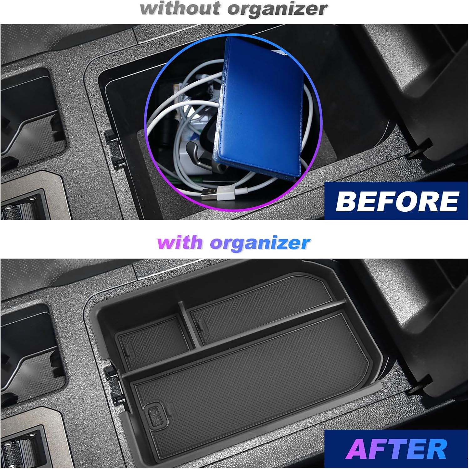 For Toyota Land Cruiser LC250 Prado J250 Center Armrest Organizer 2024 2025 2026