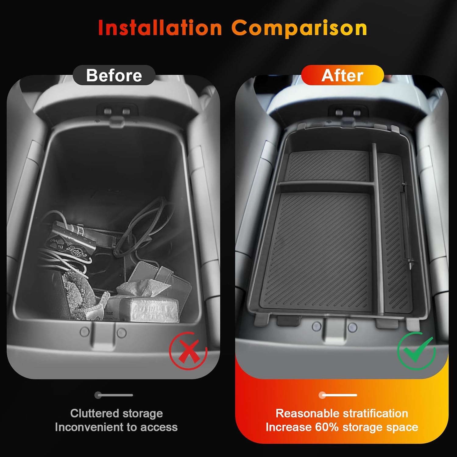 For Hyundai Palisade Hybrid Calligraphy 7-Seater Console Armrest Box 2026+