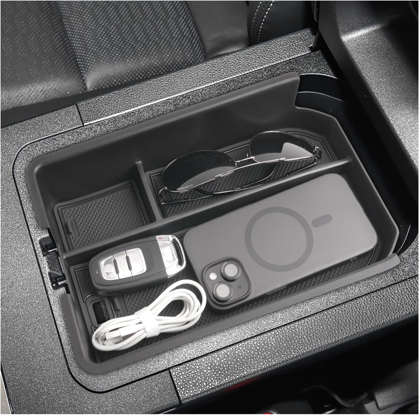 For Toyota Land Cruiser LC250 Prado J250 Center Armrest Organizer 2024 2025 2026